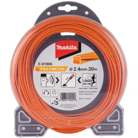 Extra rabatt Makita FOUR-LEAF Trimmertråd